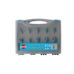 Coffret de forêts pour le bois LEMAN 428.700.10; 6-25 mm; 10 unités