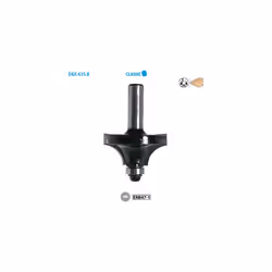 Mèche 1/4 de rond avec plat + guide Classic ø 29 ø Queue 8 Long. Utile 13 Nbr coupes 2 Rayon 8mm