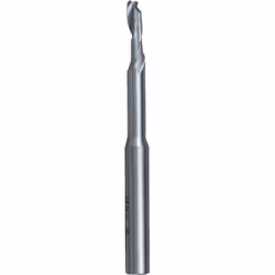 FRAISE ACIER / DECOLLETEE D5X25/55X100 Q8 alu / plastiques Fraise 1 coupe hélicoïdale avec queue décolletée. Convient pour l' ...
