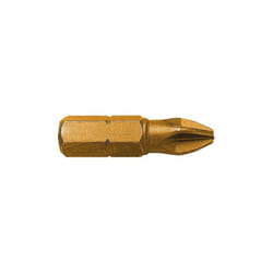 51202TI.02 Blist 2 Embouts Pozidriv Titane 25Mm Nº2