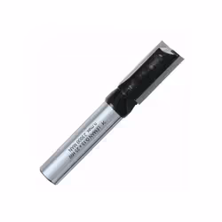 Leman - Mèche à rainer droite pour défonceuse D.14 x 50 mm queue 12 mm - Mèche 2 coupes latérales avec coupe frontale. - Asse ...