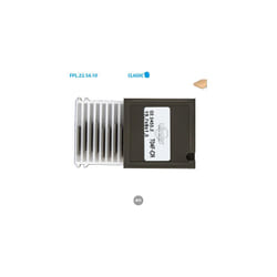 Mini plaquettes carbure 35° rainurée Classic Boite de 10 Larg. 8 Long. 19,7 Ep. 1,5mm