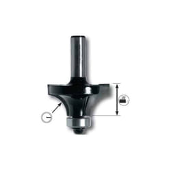 Mèche 1/4 de rond queue diamètre 6 mm - 16 mm - 6 mm - 13 mm - 1,6 mm - Leman