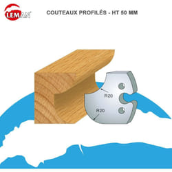 Jeux 2 contre-fers Classic PROFIL N°238 Haut. 48 Ep. 5,3mm
