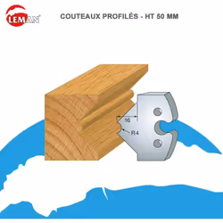 Jeux 2 contre-fers Classic PROFIL N°212 Haut. 48 Ep. 5,3mm