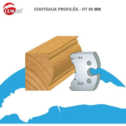 Jeux 2 contre-fers Classic profil N°242 Haut. 48 Ep. 5,3mm
