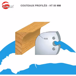 Jeux 2 contre-fers Classic PROFIL N°218 Haut. 48 Ep. 5,3mm