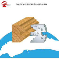 Jeux 2 contre-fers Classic profil N°251 Haut. 48 Ep. 5,3mm