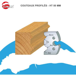 Jeux 2 contre-fers Classic PROFIL N°211 Haut. 48 Ep. 5,3mm