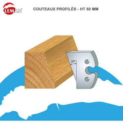 Jeux 2 contre-fers Classic profil N°259 Haut. 48 Ep. 5,3mm