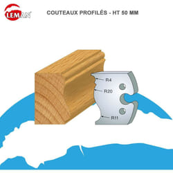 Jeux 2 contre-fers Classic profil N°254 Haut. 48 Ep. 5,3mm