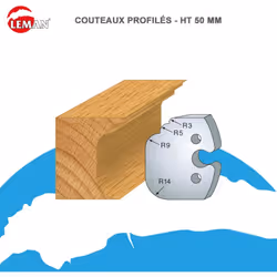 Jeux 2 contre-fers Classic PROFIL N°225 Haut. 48 Ep. 5,3mm