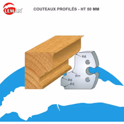 Jeux 2 contre-fers Classic PROFIL N°245 Haut. 48 Ep. 5,3mm