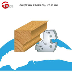 Jeux 2 contre-fers Classic profil N°245 Haut. 48 Ep. 5,3mm