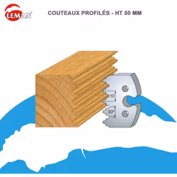 Jeux 2 contre-fers Classic PROFIL N°237 Haut. 48 Ep. 5,3mm