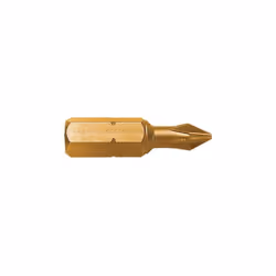 Embout de vissage Phillips - Titane - PH N.1 - 25 mm - LEMAN - 51101TI - Embout de vissage série 1/4' 25 mm - Phillips PH1 -  ...