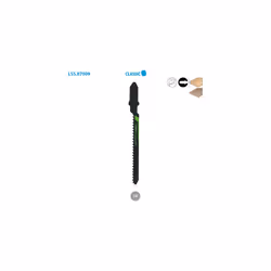 Boite de 3 lames scie sauteuse bois coupe courbe Classic