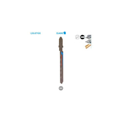 Leman - Boite de 5 lames scie sauteuse coupe courbe de métal fin Classic