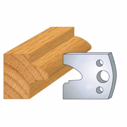 Jeu de 2 fers Hauteur 40mm Entr'axe 24mm Epaisseur 4mm Bec de corbin Fers réaffutables Se monte sur porte outils 40 et 50mm e ...