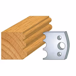 Jeu de 2 fers Hauteur 40mm Entr'axe 24mm Epaisseur 4mm Tourillons Fers réaffutables Se monte sur porte outils 40 et 50mm entr ...
