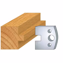 Jeu de 2 fers Hauteur 40mm Entr'axe 24mm Epaisseur 4mm Languette 10mm Fers réaffutables Se monte sur porte outils 40 et 50mm ...