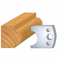 Jeu de 2 fers Hauteur 40mm Entr'axe 24mm Epaisseur 4mm Mouton Fers réaffutables Se monte sur porte outils 40 et 50mm entr'axe ...