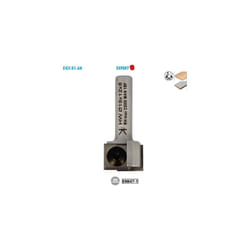 Mèche d'affleureuse à plaquettes réversibles Expert ø 19 ø Queue 6 Long. 42mm