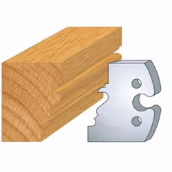 Jeu de 2 fers Hauteur 50mm Entr'axe 24mm Epaisseur 5,5mm Baguette style Louis XV Fers réaffutables Se monte sur porte outils  ...