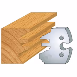 Jeu de 2 fers Hauteur 50mm Entr'axe 24mm Epaisseur 5,5mm Profil et contre-profil rustique Fers réaffutables Se monte sur port ...