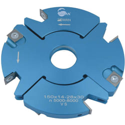 Leman - Porte outils à tenonner 140mm ép. 14/28mm - Alésage 30mm