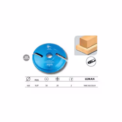 Leman - Porte-outils plate-bande Sup diam.160 Al.30 Ep.20 z2 - 948.160.30.01 Porte-outils en alliage léger permettant la réal ...