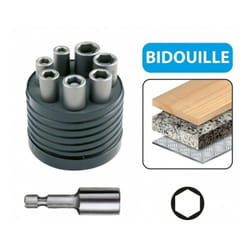 Leman - Coffret 7 Douilles Magnetiques 6 Pans / 50mm