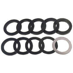 Leman - Jeu de 10 bagues épaisseur 1 à 10 mm alésage 50 mm