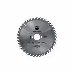Leman - Lame de scie circulaire pour machines portatives D.150 x Al.20 mm 40 dents • Coupe en long et en travers • Pour trava ...