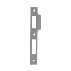 Gâche inox METALUX - pêne dormant rouleau - entraxe 92mm - F150080000 - Gâche centrale pour rouleau et pêne dormant Metalux E ...