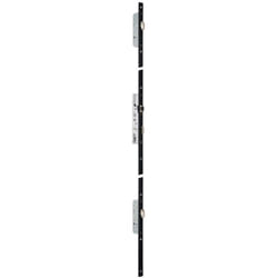 Serrure à larder 3 points METALUX - pêne basculant 1/2 tour U7/36 mm - Sans gâche - F1U7360200