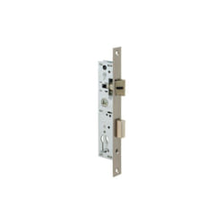 Metalux - Serrure monopoint à encastrer Série 7 Argent 39,5 24,5 70 Sans 180 39,5 Cylindre à prof