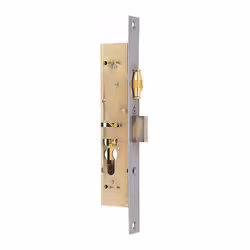 Idéale pour les portes métalliques Serrure à encastrer monopoint Traitement anti-corrosion des pièces intérieures Compatible  ...