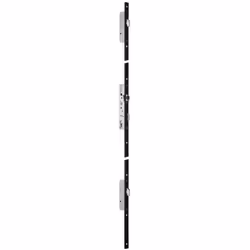 Serrure 3 points 92MTX METALUX pêne basculant 1/2 tour U7/39 mm - Sans gâche - F1U7390200