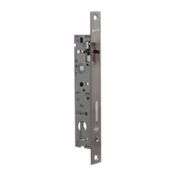 Idéale pour les portes métalliques Serrure à encastrer monopoint Compatible avec les cylindres à profils européens Traitement ...