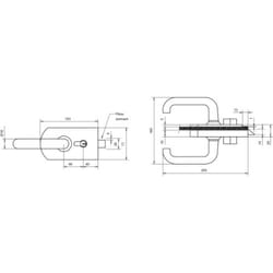 Metalux - Serrure à pêne demi tour condamnable par cylindre finition chromé mat velours - métalux