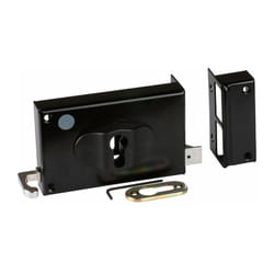 Serrure en applique horizontale - Réglable 52/60 mm - Tirage Droite - Cylindre euro - ND10 9770