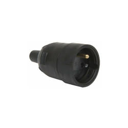 Finish - Fiche electrique caoutchouc femelle 16 a - 2 p + t 250 vip 44 nf