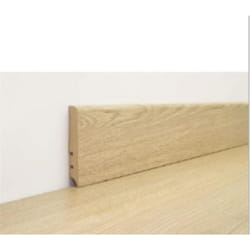 Alsapan - Plinthes en stratifié Domofloor (effet plancher) - Dimensions: 5,8 x 220 cm - Coloris : 226 baffin - Épaisseur 12 mm - Vendu à la pièce