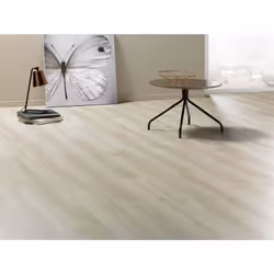 286X192 STRATIFIE DOMOFLOOR BLANC COTON 502W - 4 CHANFREINS EP.8 mm - Vendu par boîte complète - Fournisseur: ALSAPAN - Refer ...