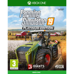 Focus Entertainment Farming Simulator 19 - Édition Platinum Platine Allemand, Anglais, Chinois simplifié, Coréen, Espagnol, Français, Hongrois, Italien, Japonais, Néerlandais, Polonais, Portugais, Roumain, Russe, Tchèque, Turc Xbox One