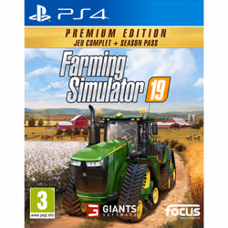 Focus Entertainment Farming Simulator 19 - Premium Edition, PlayStation 4, Mode Multiplayer, Tout le monde, Support physique