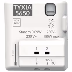 Equipement sans fil variateur d'éclairage connecté - TYXIA 5650 - Delta DoreCe variateur sans fil permet d'allumer et éteindr ...