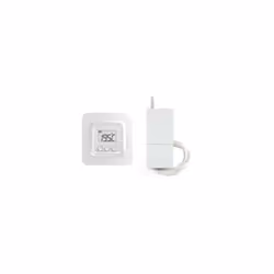 Description générale Le thermostat d'ambiance radio Tybox 5300 de Delta Dore est conçu pour les systèmes réversibles et non r ...