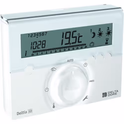 Thermostat sans fil - DELTA DORE - Deltia 8.33 - Inclus un programmateur + un récepteur pour radiateur électrique - Jusquà 3 ...